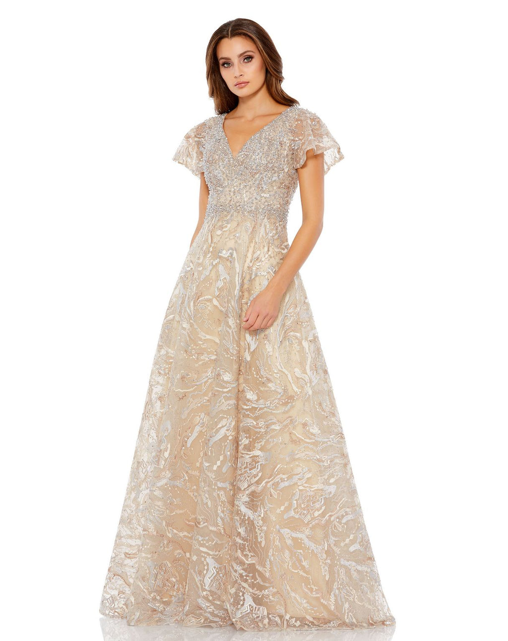 Mac Duggal 20301 Long Formal A Line Evening Dress