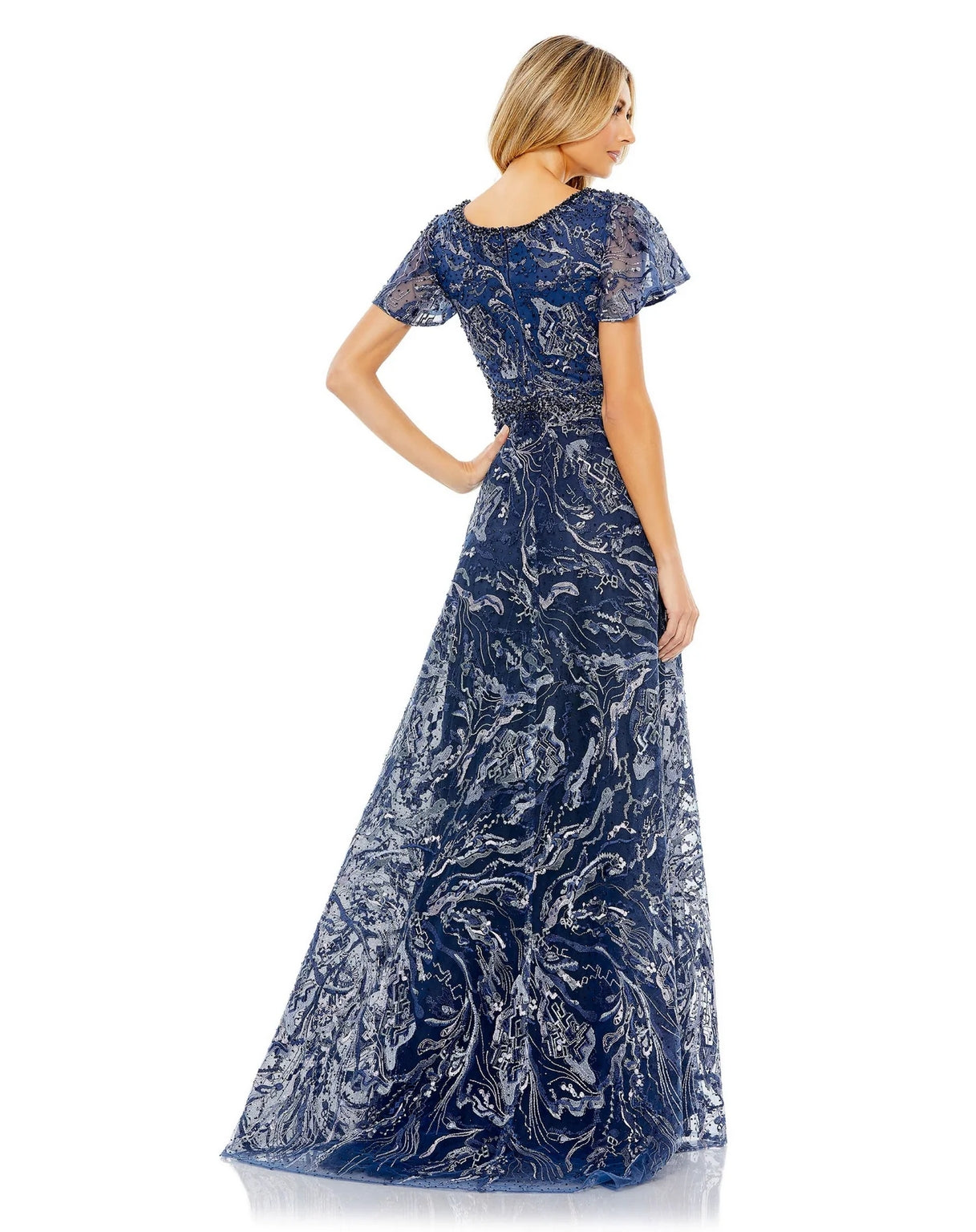 Mac Duggal 20301 Long Formal A Line Evening Dress