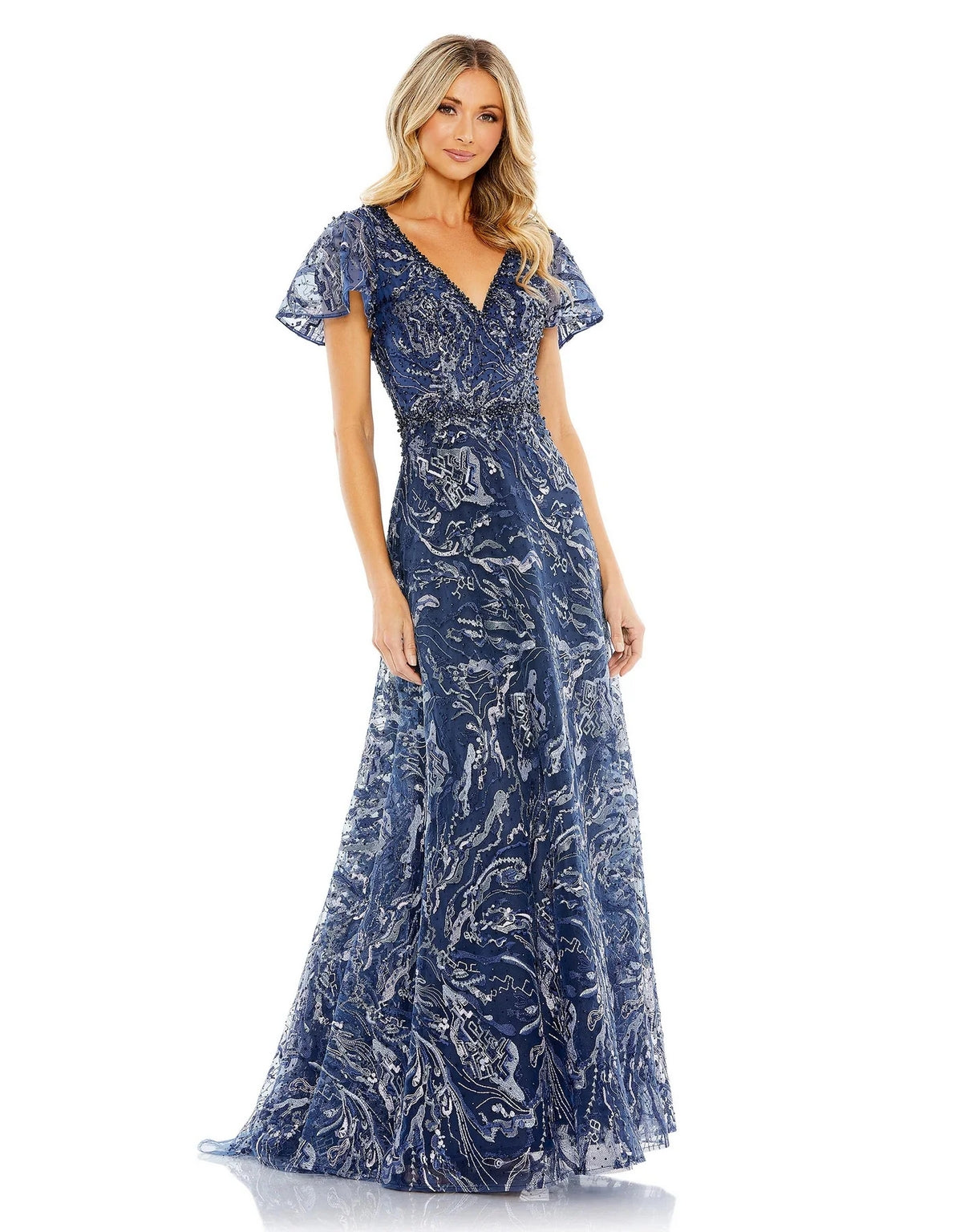 Mac Duggal 20301 Long Formal A Line Evening Dress
