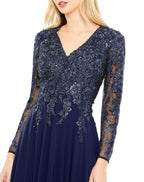 Mac Duggal 20388 Formal Long Sleeve Evening Gown