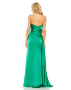 Mac Duggal 20585 Long Strapless Bow Front Detailed Dress